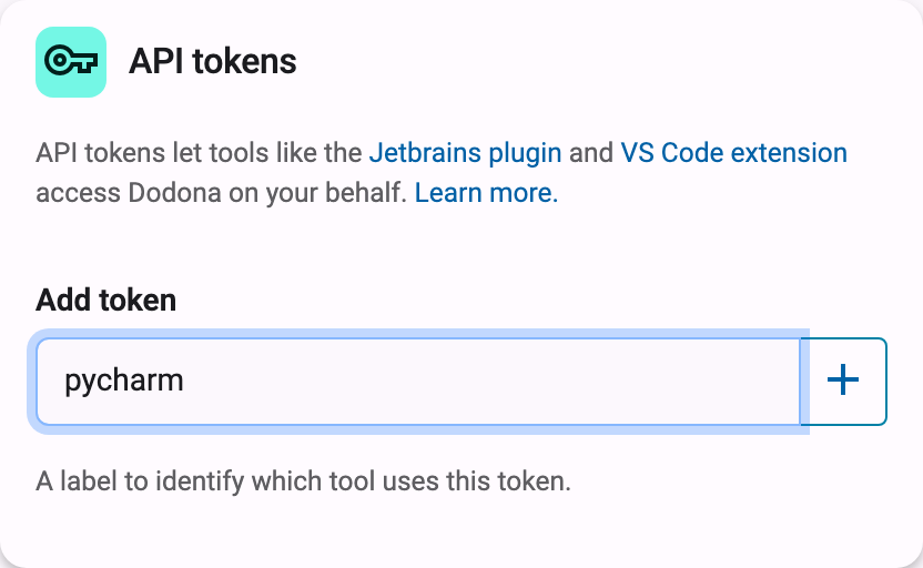 Create a token